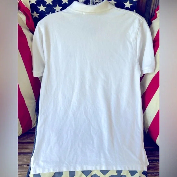 Ralph Lauren Boys White Polo Size 14/16 - Picture 2 of 5